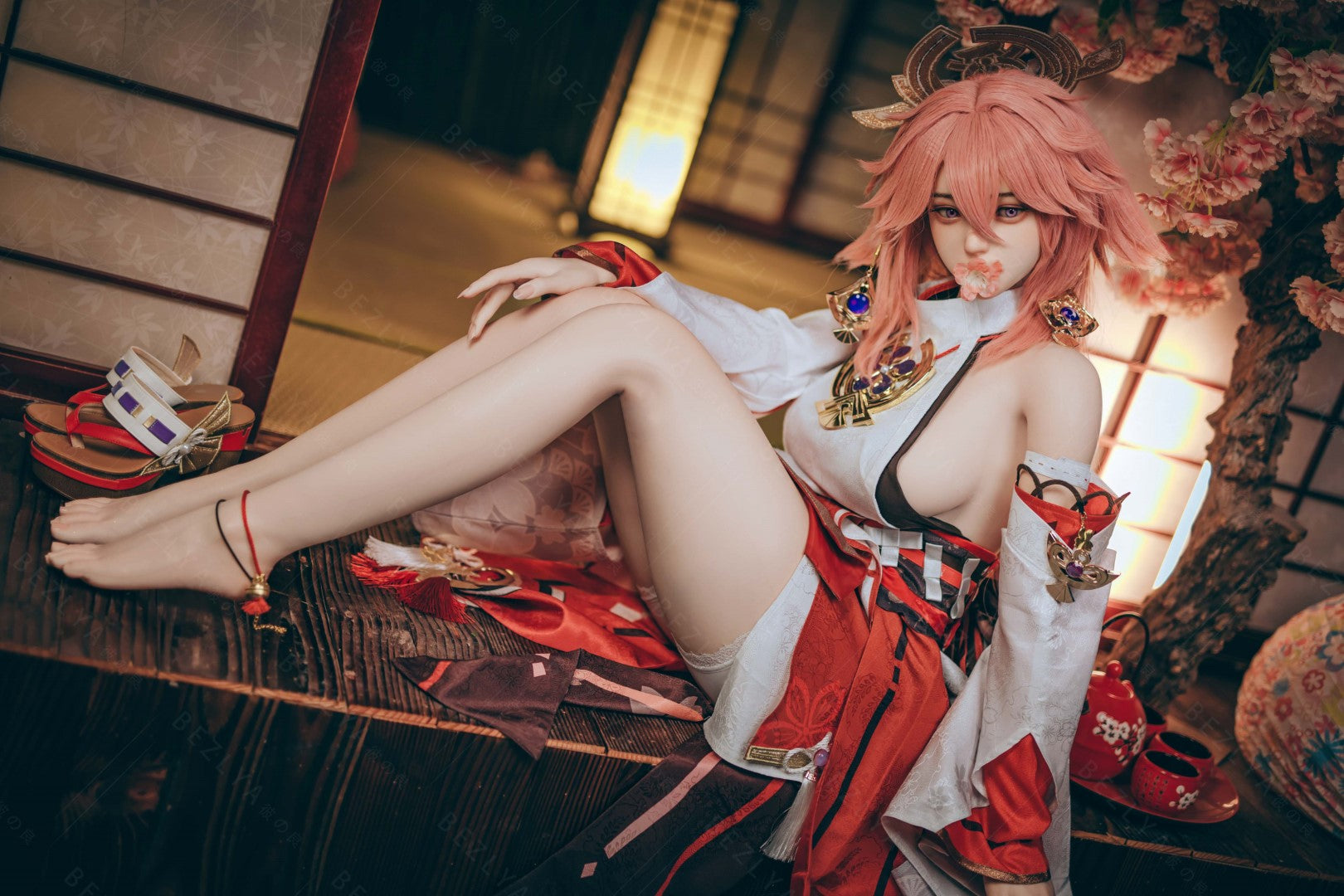 Yae Miko Sex Doll (Bezlya Doll 155 cm e-cup 2.2CF siliconen)