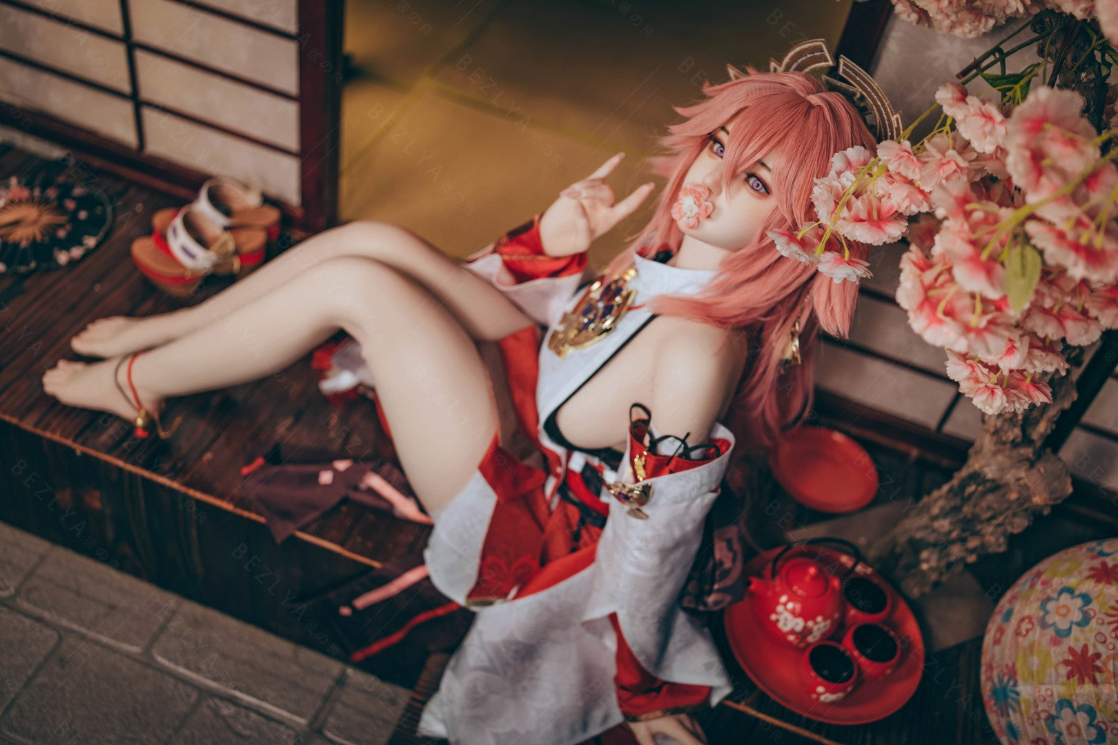 Yae Miko Sex Doll (Bezlya Doll 155 cm e-cup 2.2CF siliconen)