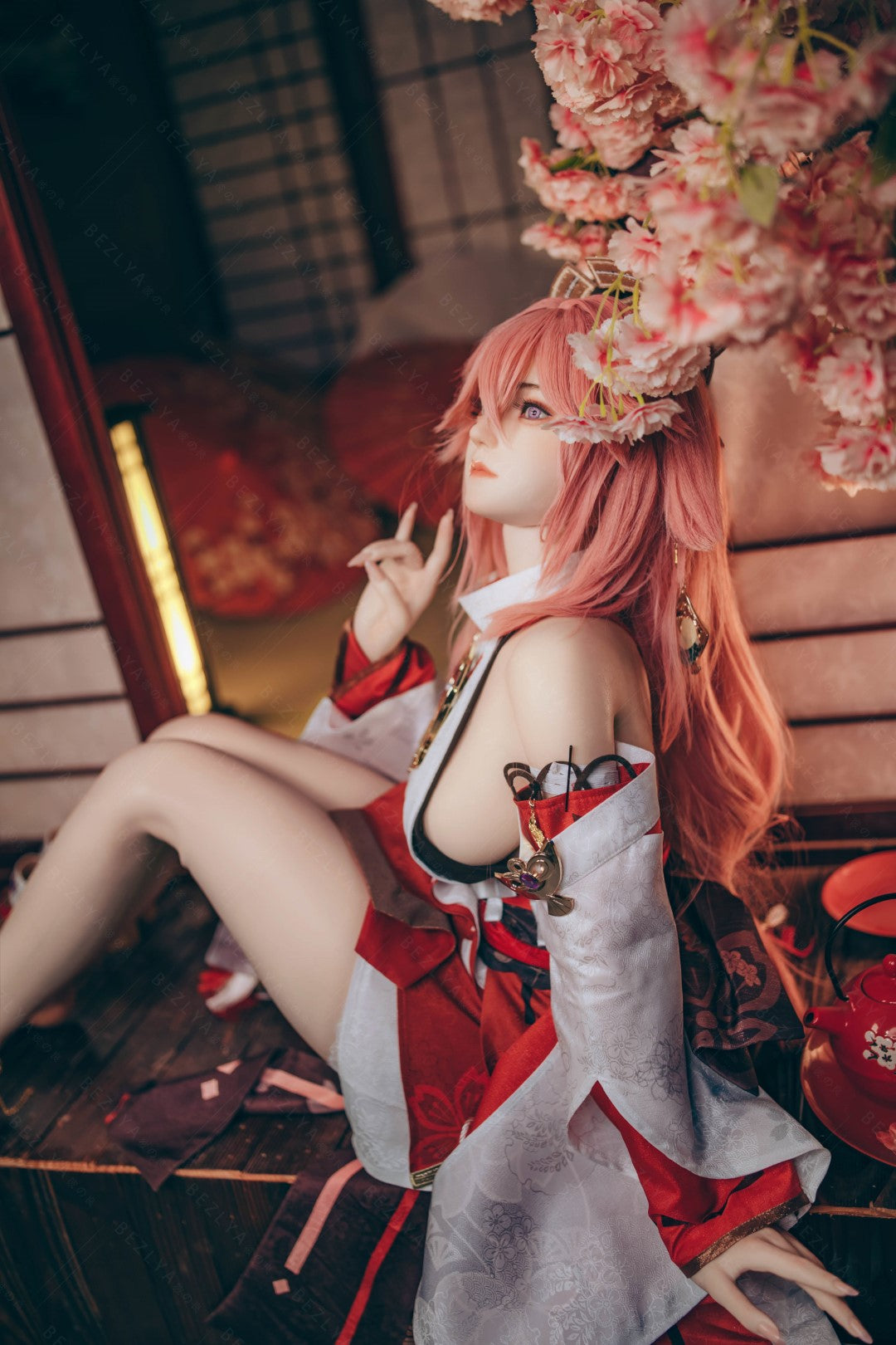 Yae Miko Sex Doll (Bezlya Doll 155 cm e-cup 2.2CF siliconen)