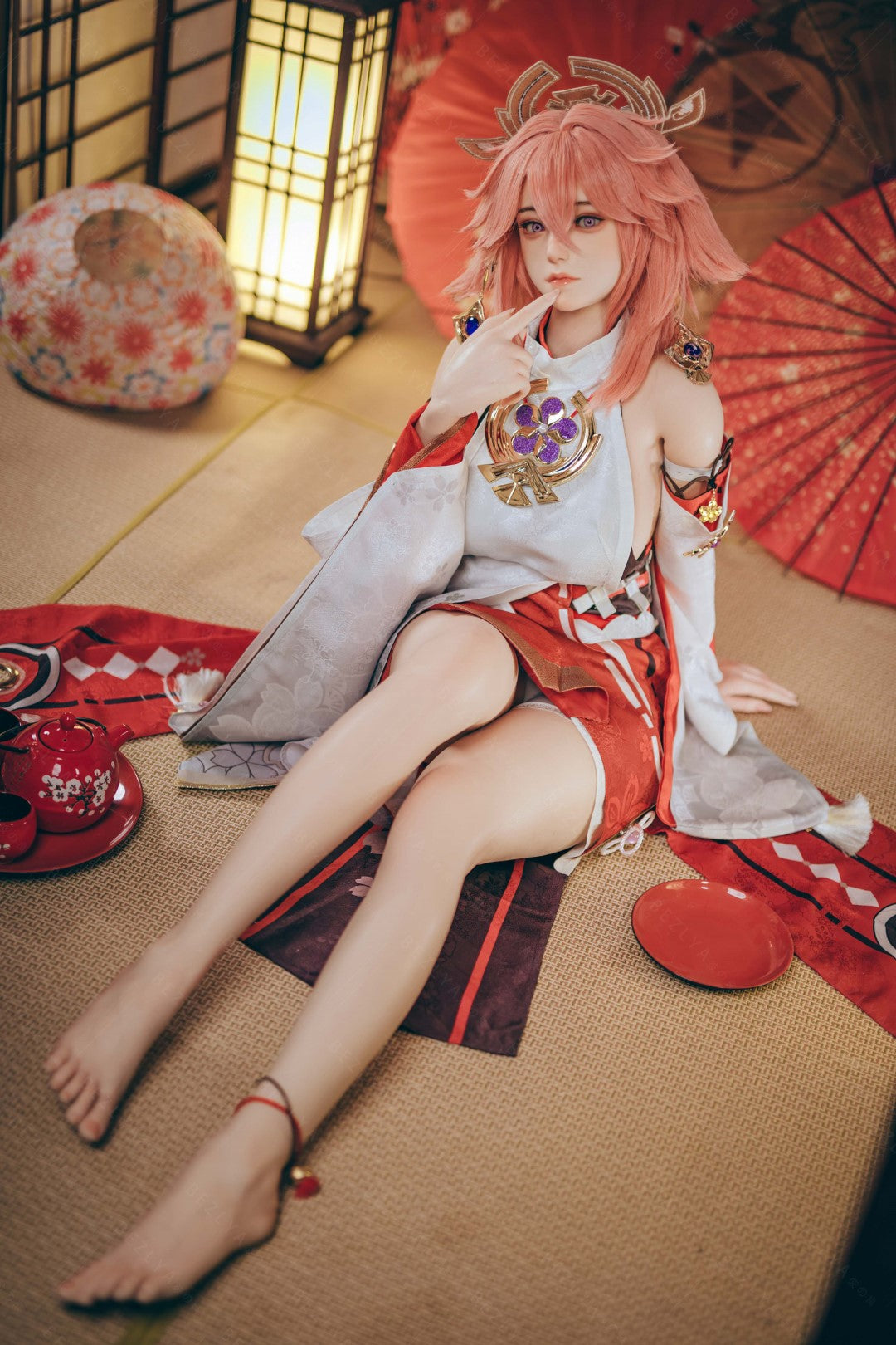 Yae Miko Sex Doll (Bezlya Doll 155 cm e-cup 2.2CF siliconen)