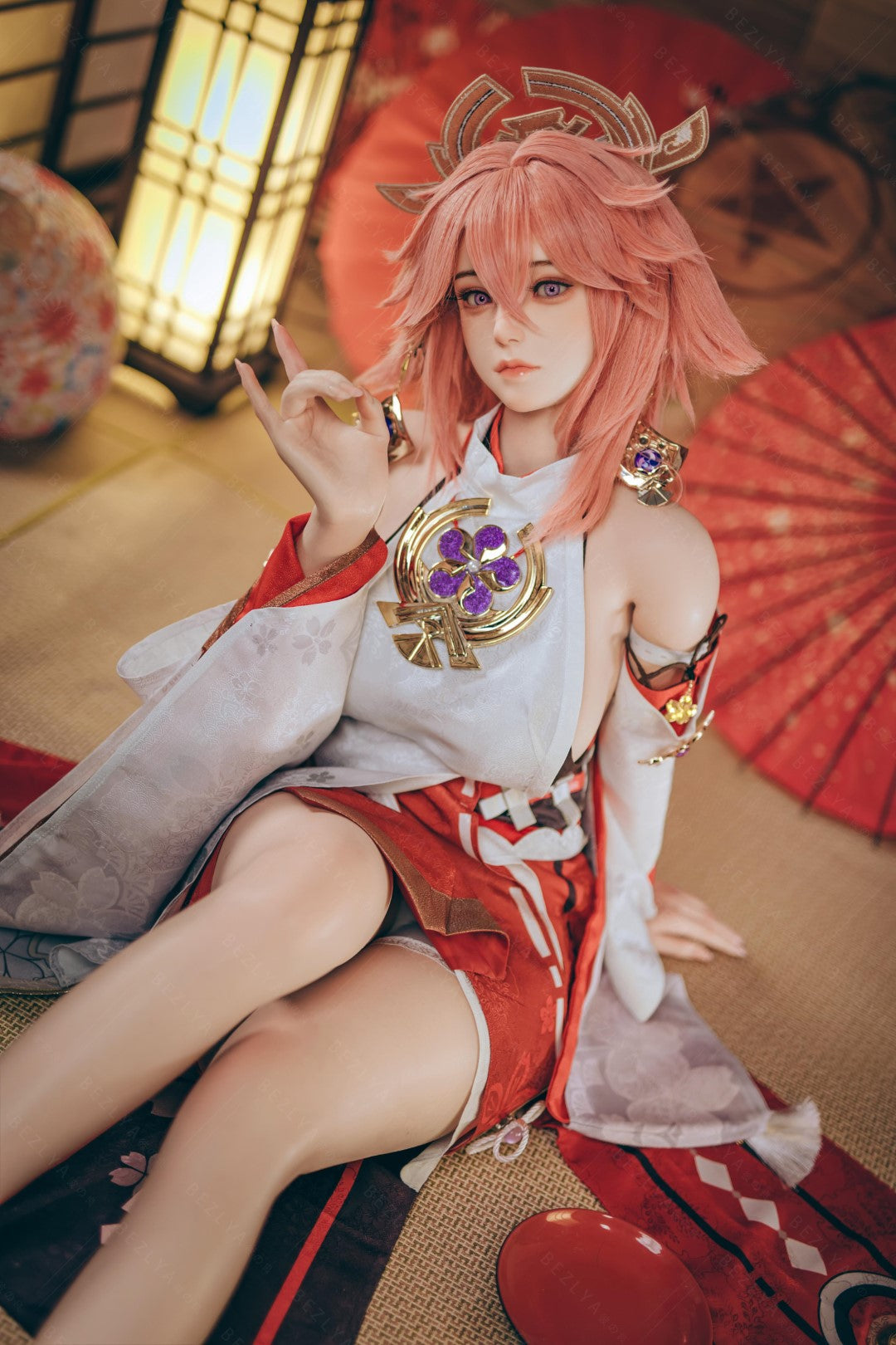 Yae Miko Sex Doll (Bezlya Doll 155 cm e-cup 2.2CF siliconen)