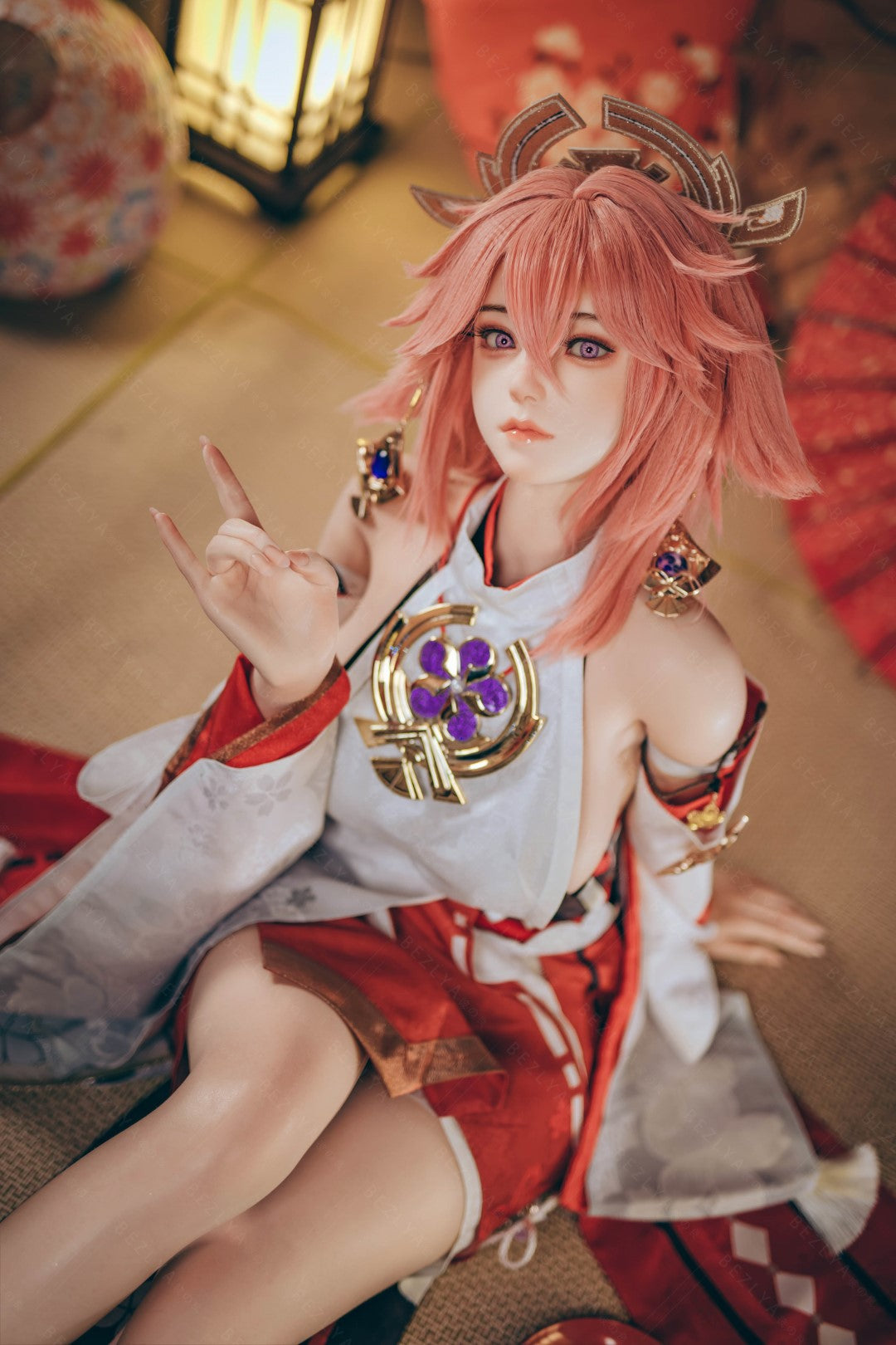 Yae Miko Sex Doll (Bezlya Doll 155 cm e-cup 2.2CF siliconen)