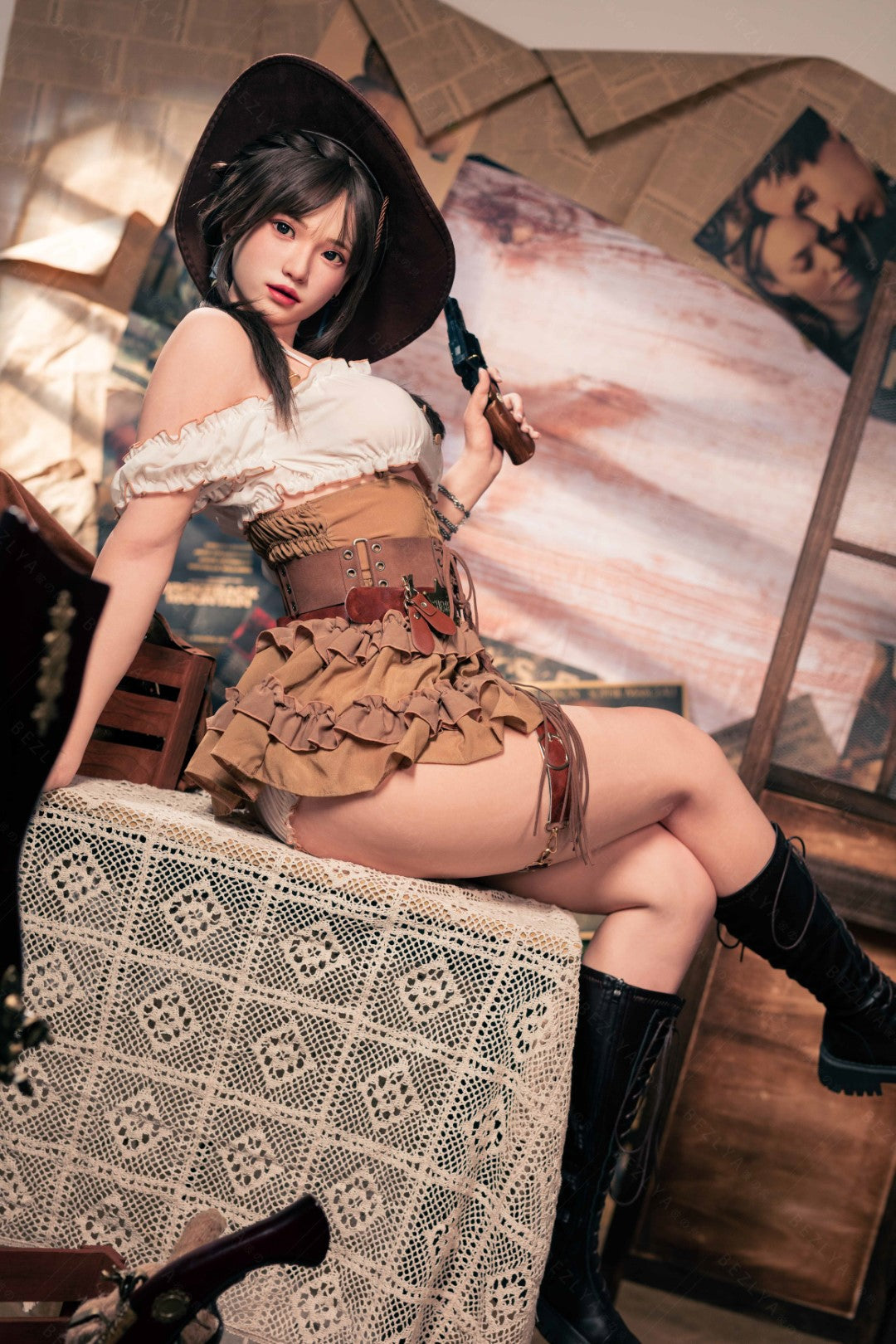 Helianthus-sekspop (Bezlya Doll 162 cm C-cup 2,2U siliconen)