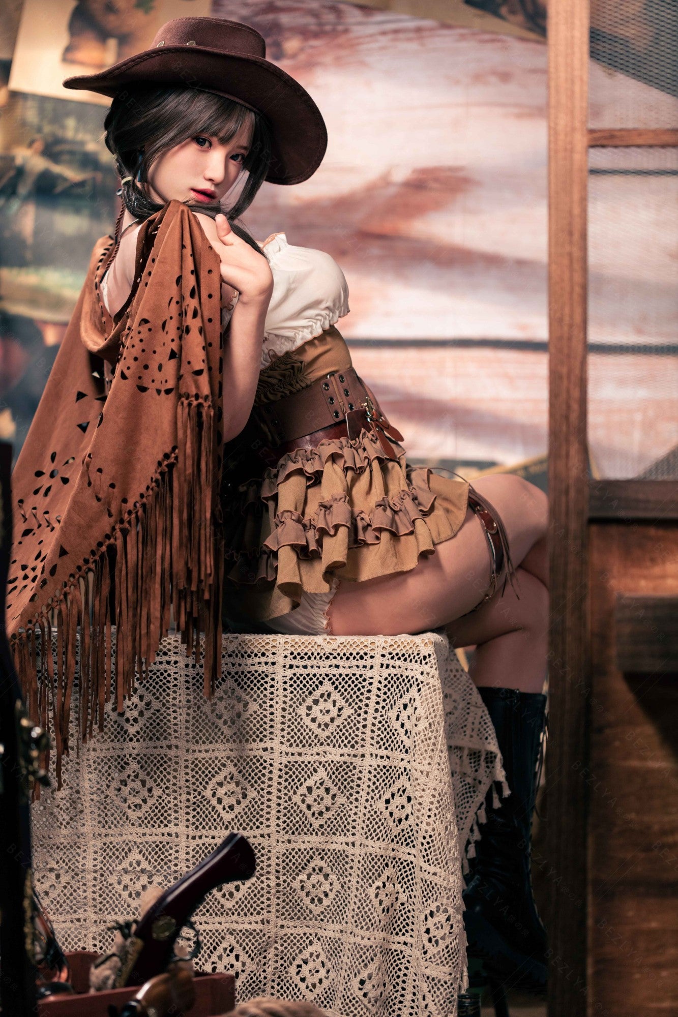 Helianthus-sekspop (Bezlya Doll 162 cm C-cup 2,2U siliconen)