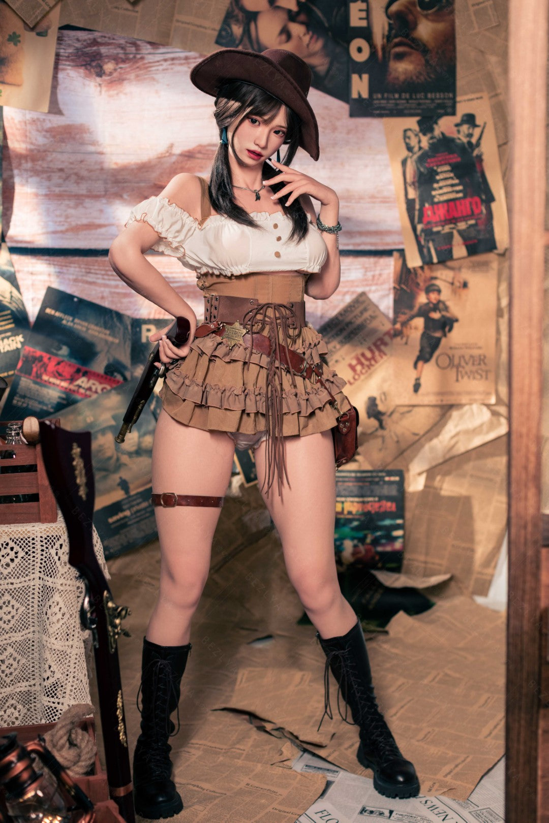 Helianthus-sekspop (Bezlya Doll 162 cm C-cup 2,2U siliconen)