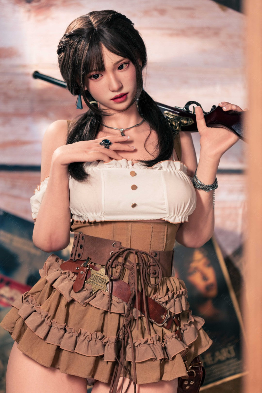 Helianthus-sekspop (Bezlya Doll 162 cm C-cup 2,2U siliconen)