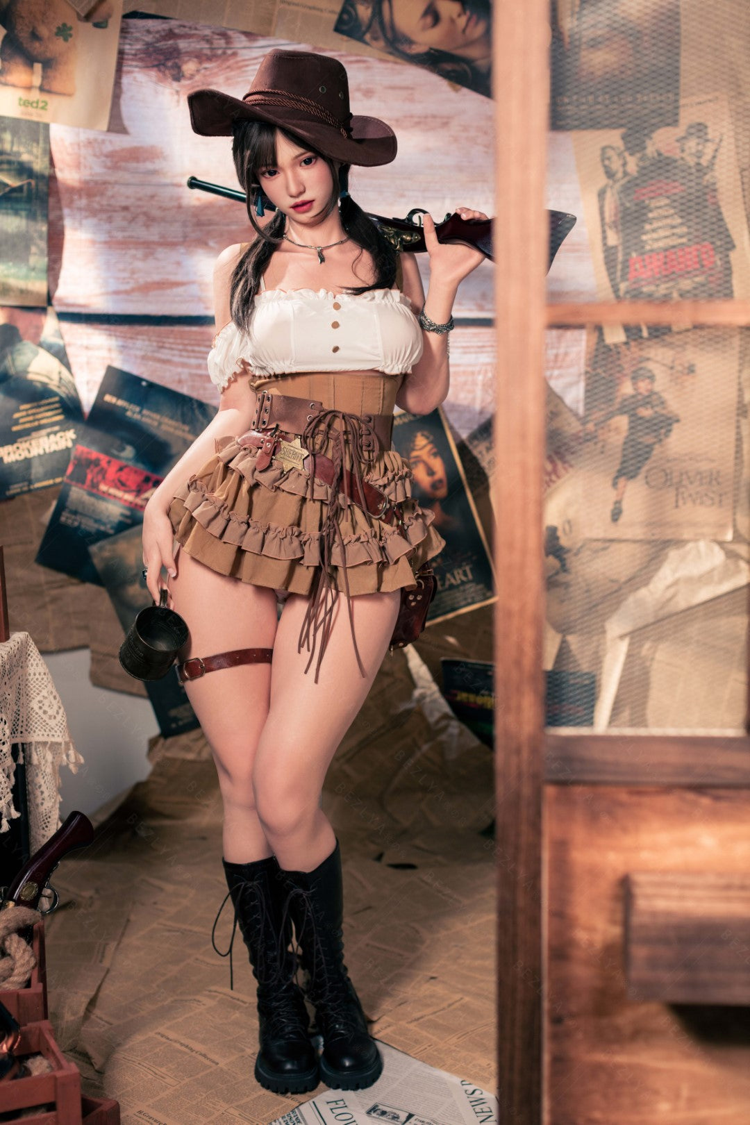 Helianthus-sekspop (Bezlya Doll 162 cm C-cup 2,2U siliconen)