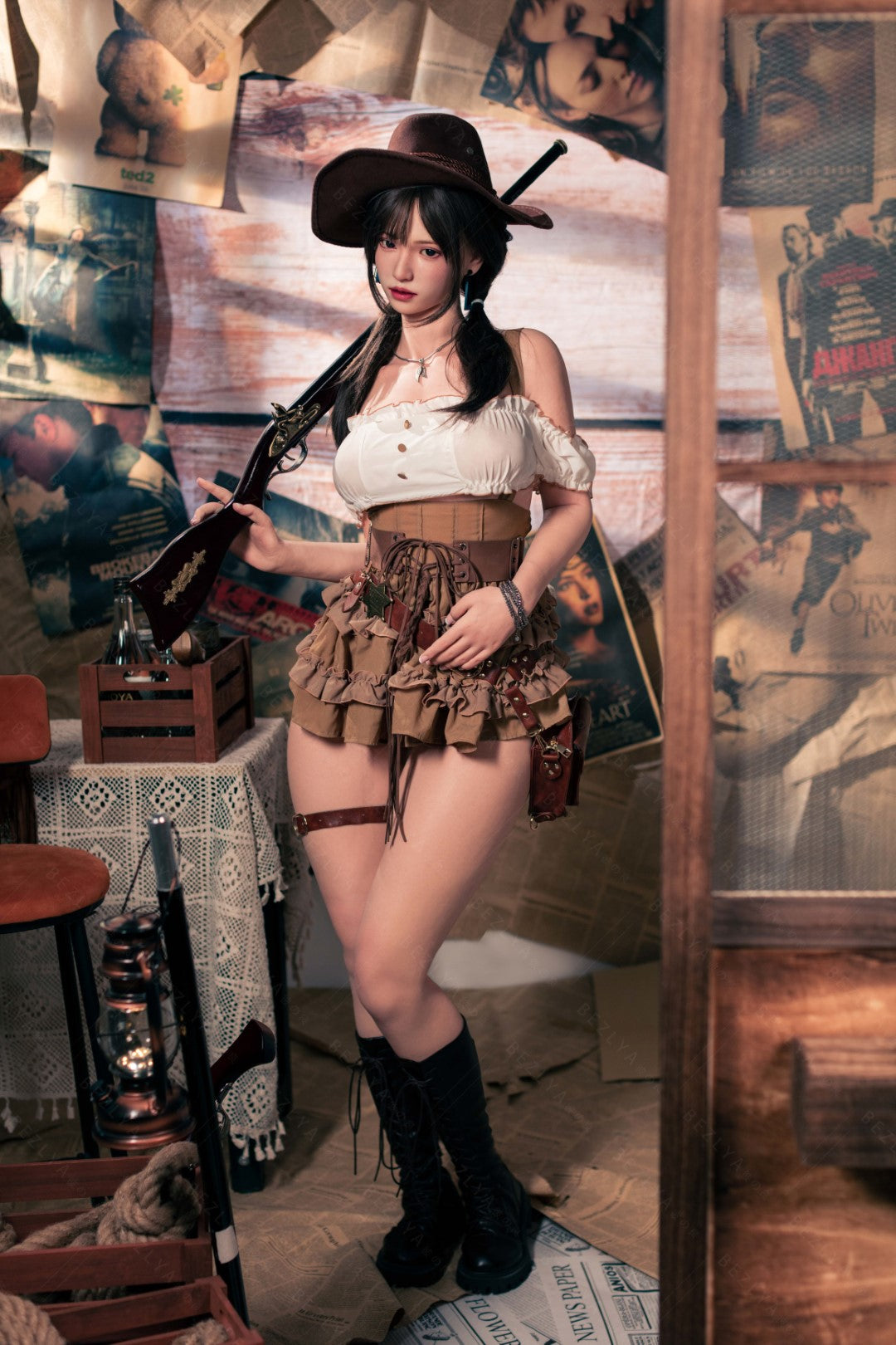 Helianthus-sekspop (Bezlya Doll 162 cm C-cup 2,2U siliconen)