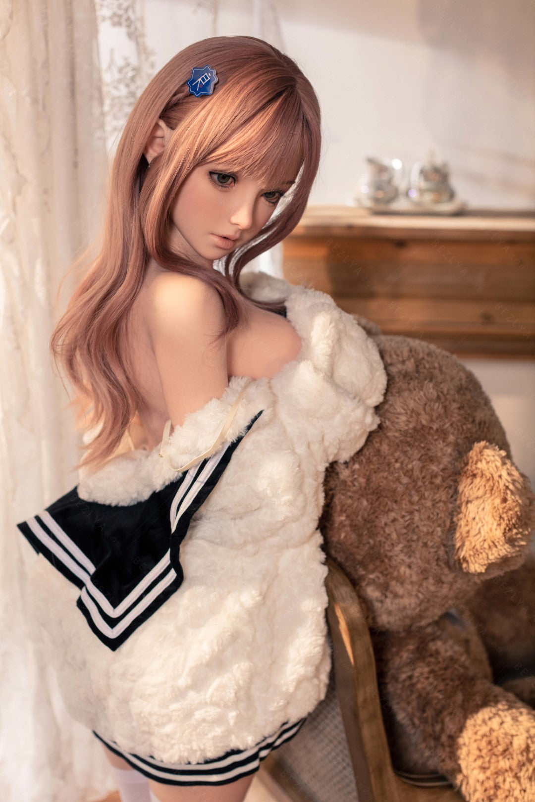 Convallaria-sekspop (Bezlya Doll 149 cm D-cup 2.2CF siliconen)