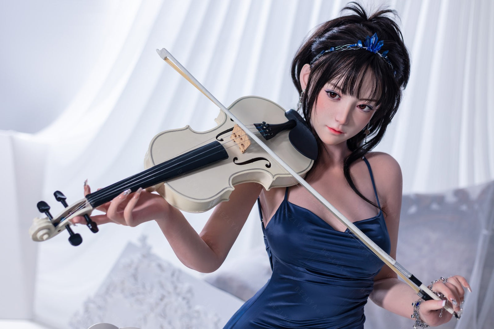 Gardenia-sekspop (Bezlya Doll 155 cm E-cup 2.2CF siliconen)