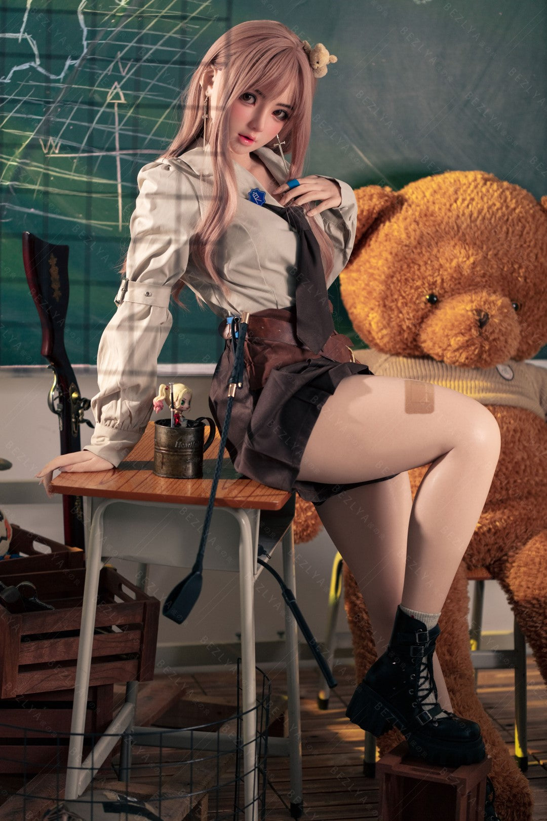 Convallaria-sekspop (Bezlya Doll 155 cm B-cup 2.1 siliconen)