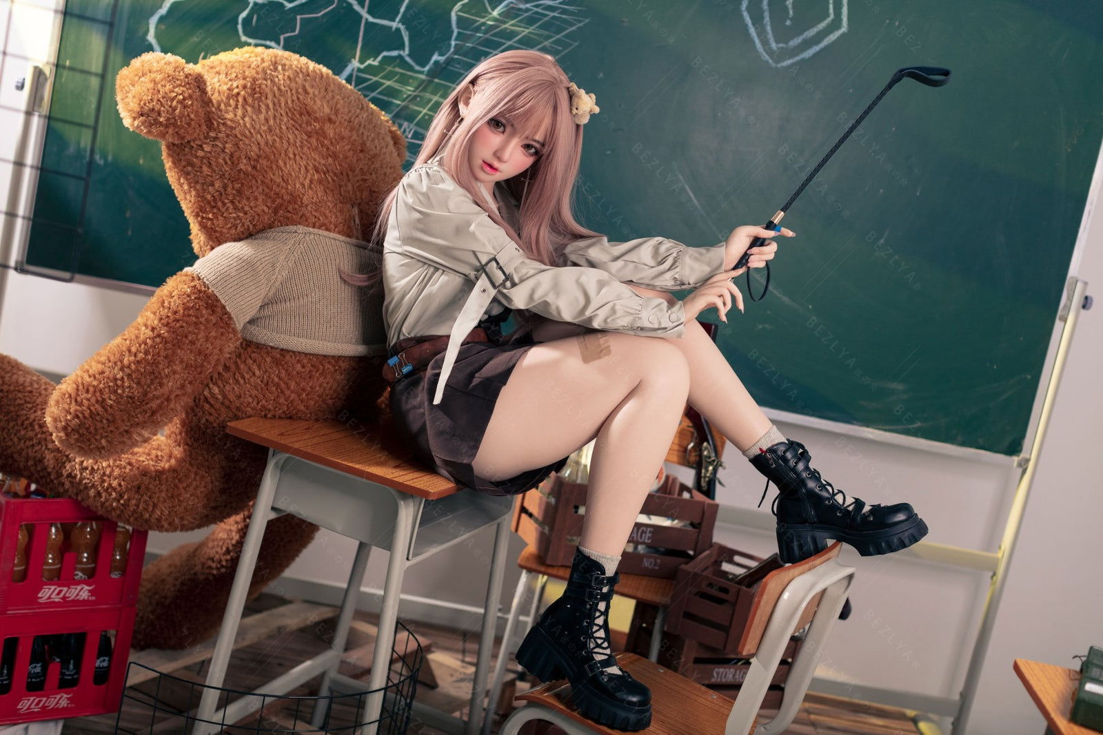 Convallaria-sekspop (Bezlya Doll 155 cm B-cup 2.1 siliconen)