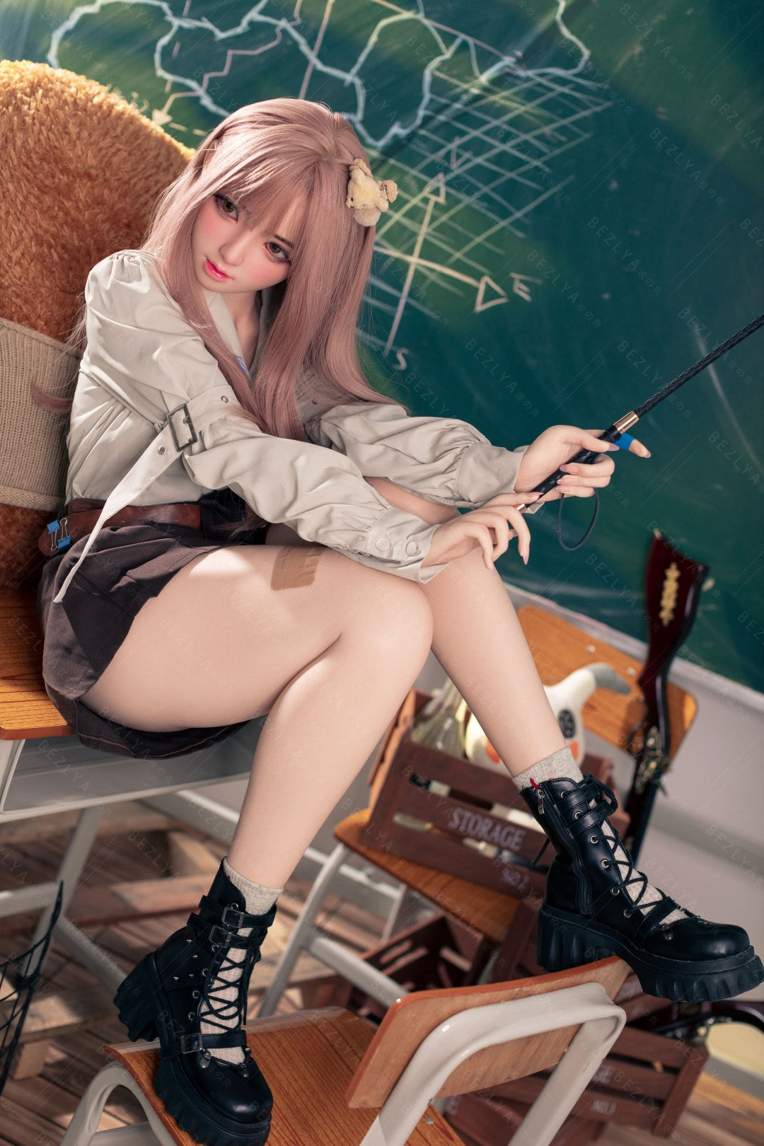 Convallaria-sekspop (Bezlya Doll 155 cm B-cup 2.1 siliconen)