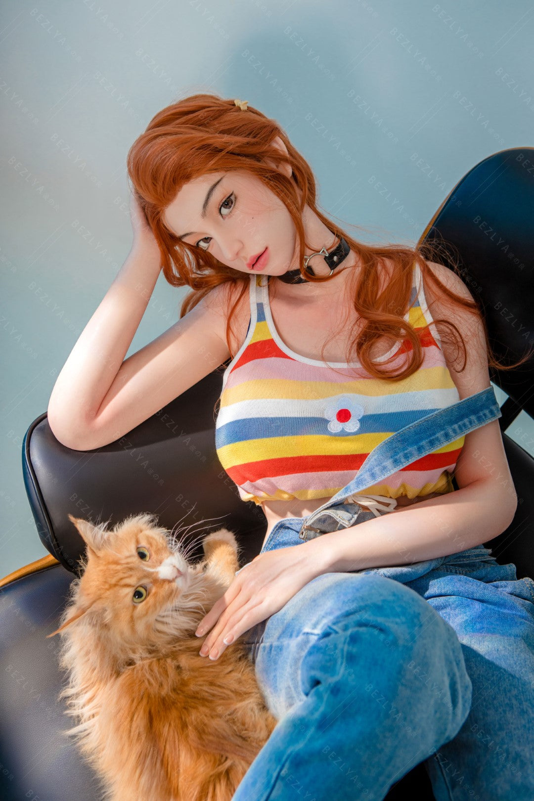 Aglaia-sekspop (Bezlya Doll 163 cm C-cup 2.1 siliconen)