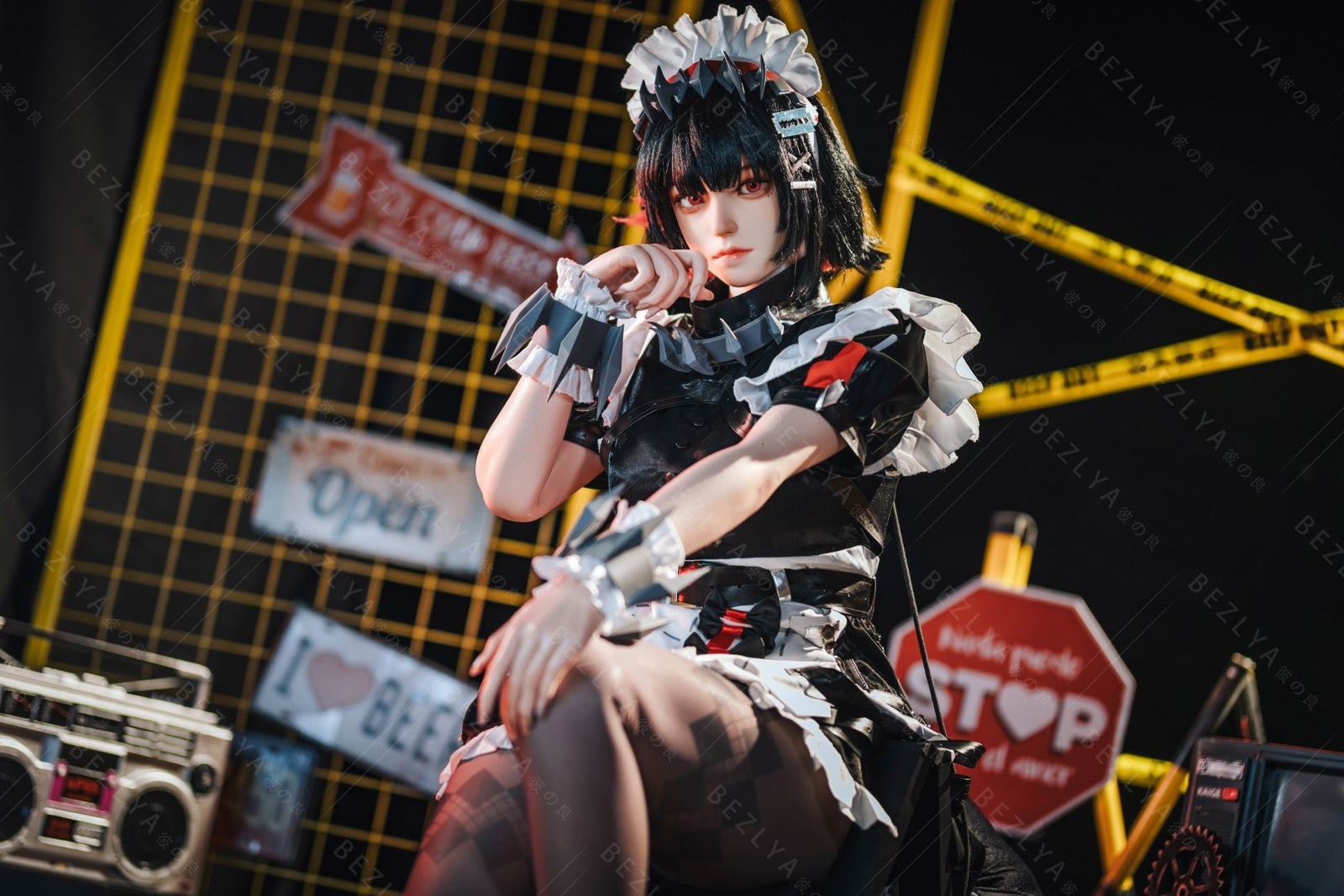 Campanula-sekspop (Bezlya Doll 155 cm E-cup 2.2CF siliconen)