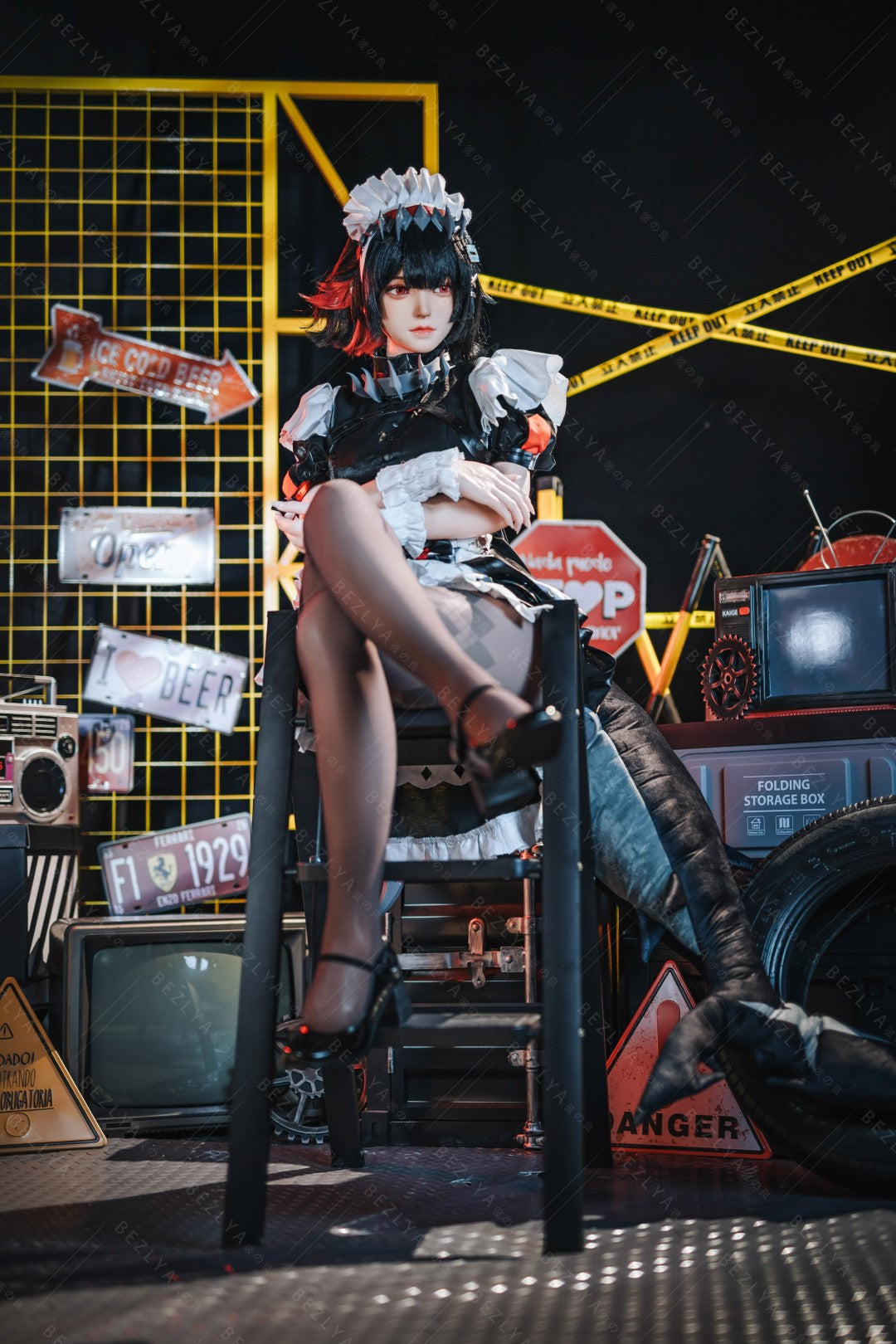 Campanula-sekspop (Bezlya Doll 155 cm E-cup 2.2CF siliconen)