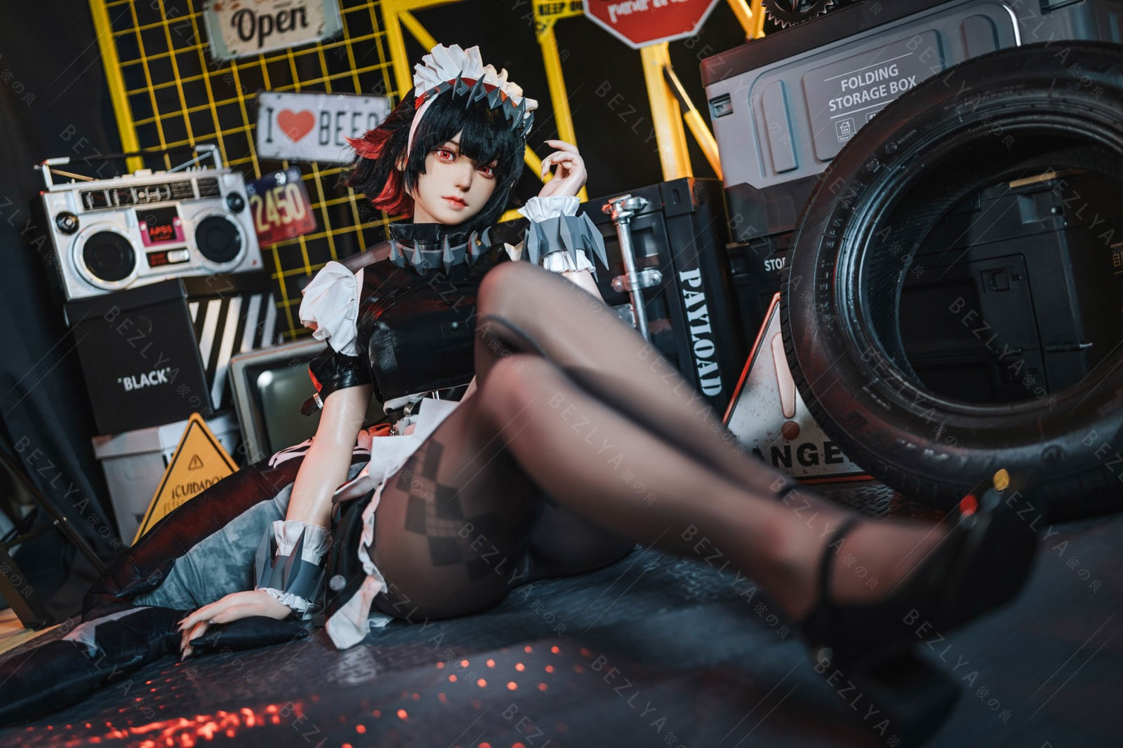 Campanula-sekspop (Bezlya Doll 155 cm E-cup 2.2CF siliconen)