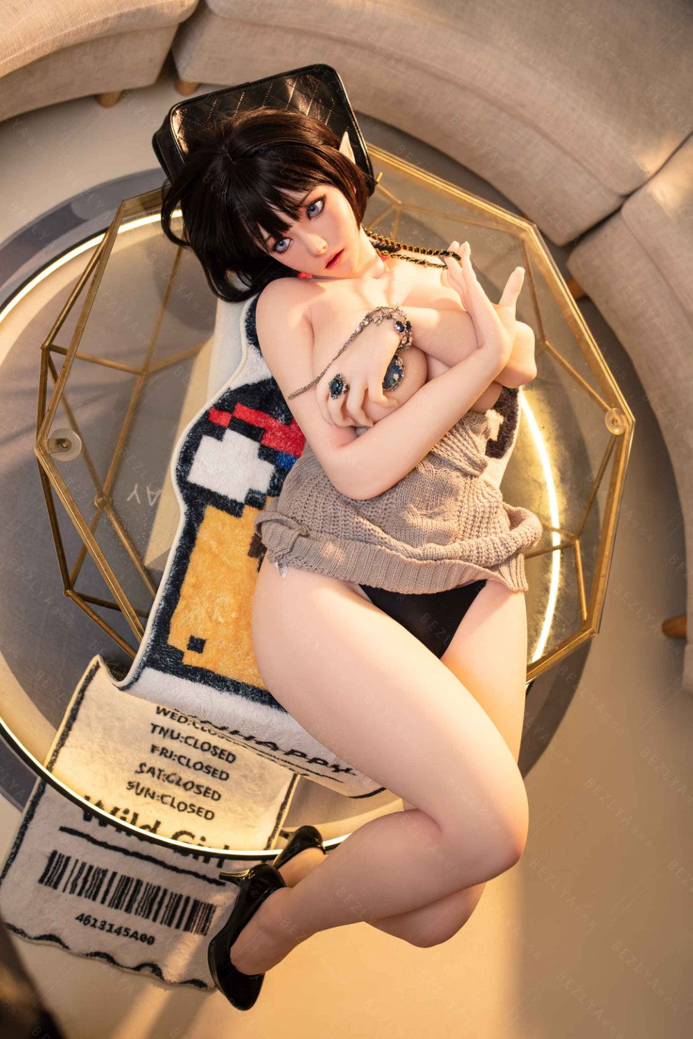 Calla sekspop (Bezlya Doll 155cm F cup 2.0 TPE+Siliconen)