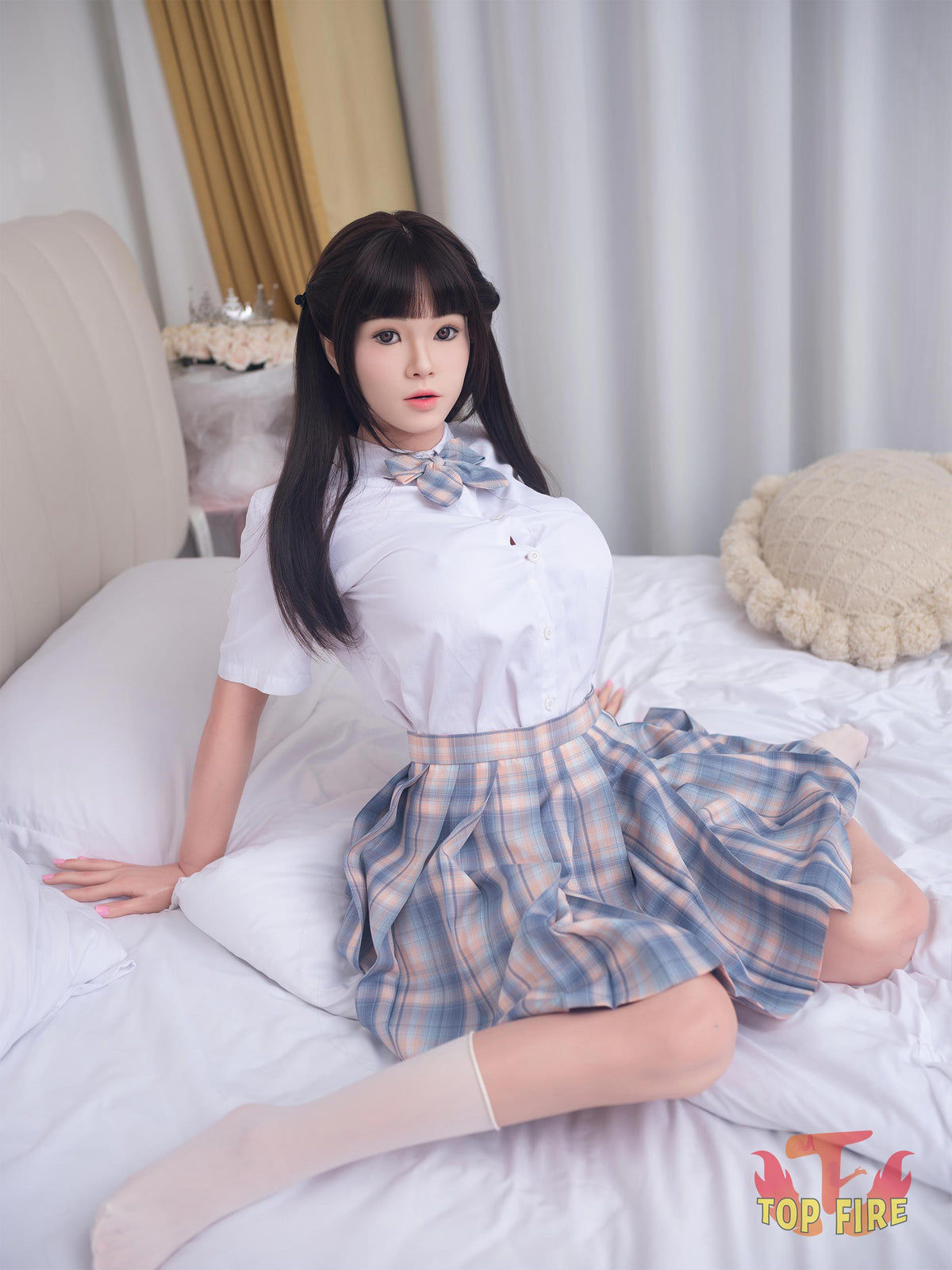 Sharon-sekspop (Top Fire Doll 158 cm D-cup T28 siliconen)