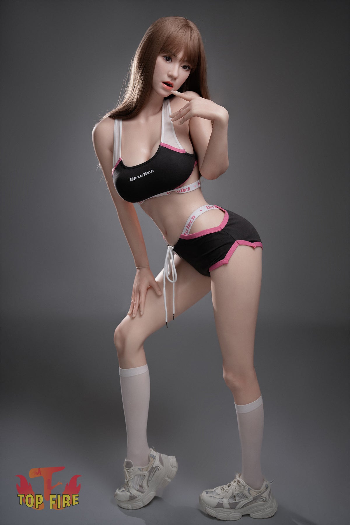 Bied sekspop (Top Fire Doll 158 cm D-cup T06 siliconen)