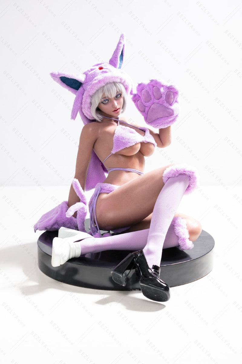 Campanula-sekspop (Bezlya Doll 155 cm E-cup 2.2CF siliconen)