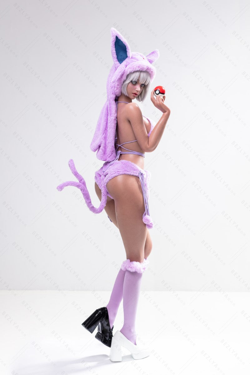 Campanula-sekspop (Bezlya Doll 155 cm E-cup 2.2CF siliconen)