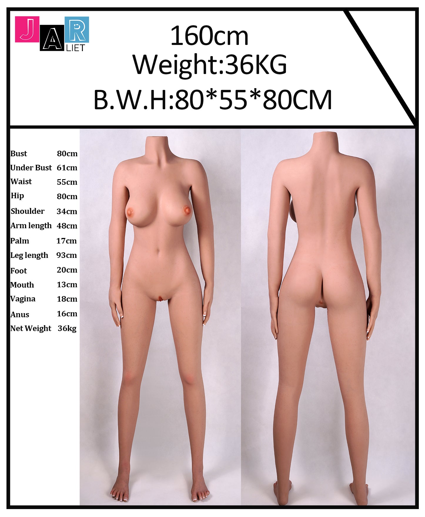 Helen Sex doll (Jarliet 160cm D-cup TPE+silicone)