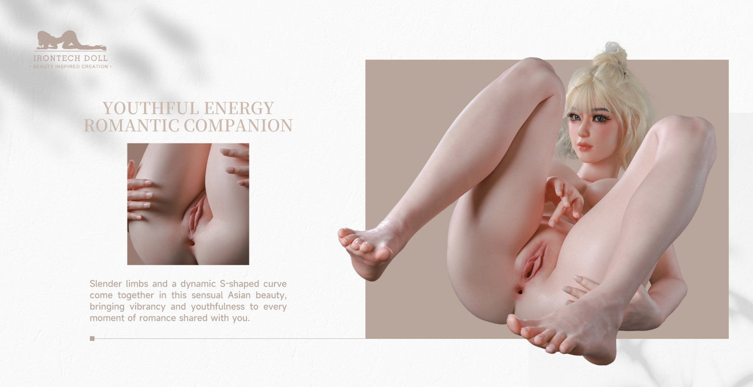 Miku-sekspop (Irontech Doll 161 cm D-cup S14 siliconen)