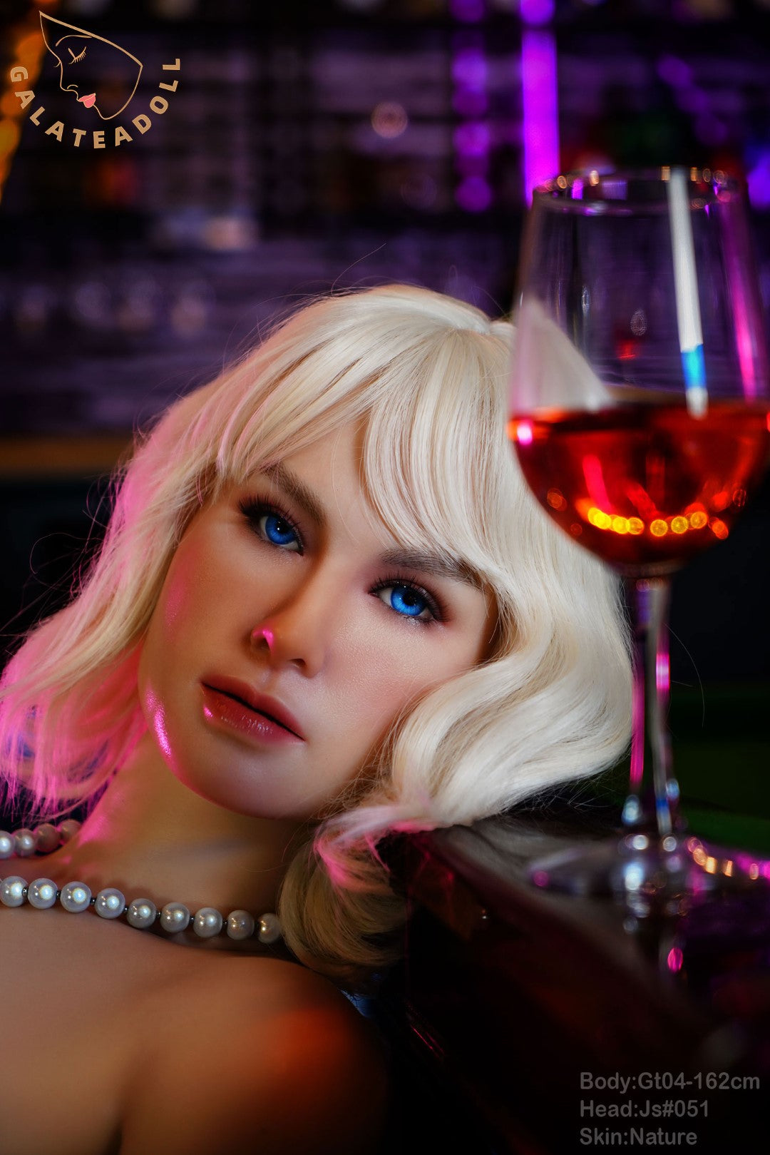 Kristallen sekspop (Galatea Doll 162 cm C-cup #051 siliconen)