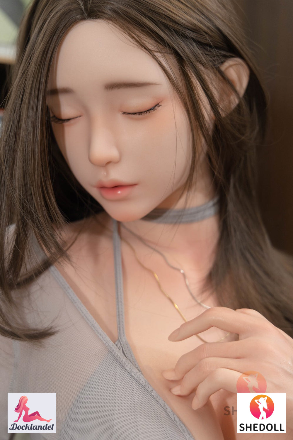 Slapende Cheryl-sekspop (SHEDOLL 165 cm E-cup #SH101 2.0 siliconen)