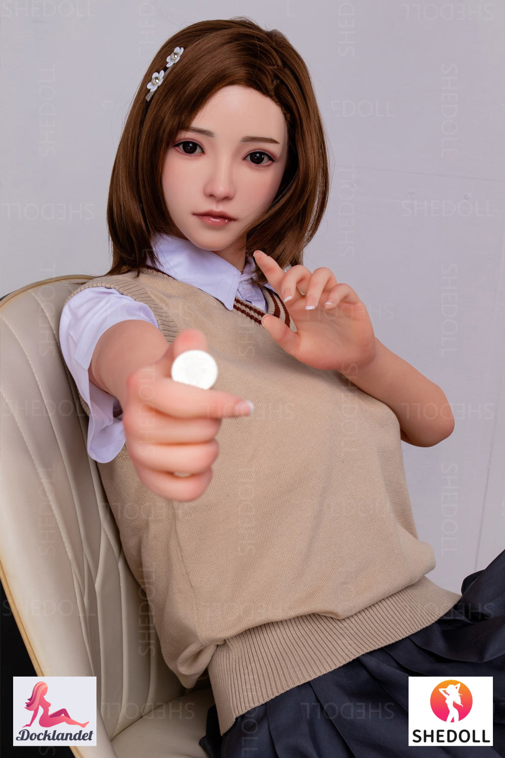 Roos sekspop (SHEDOLL 158cm C-Cup #SH022 TPE+Siliconen)
