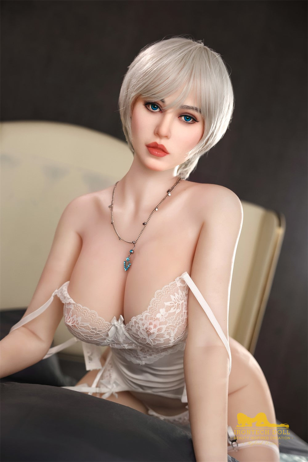 Angelia Sex Doll (Irontech Doll 159cm G-Cup S2 TPE+Silicone)