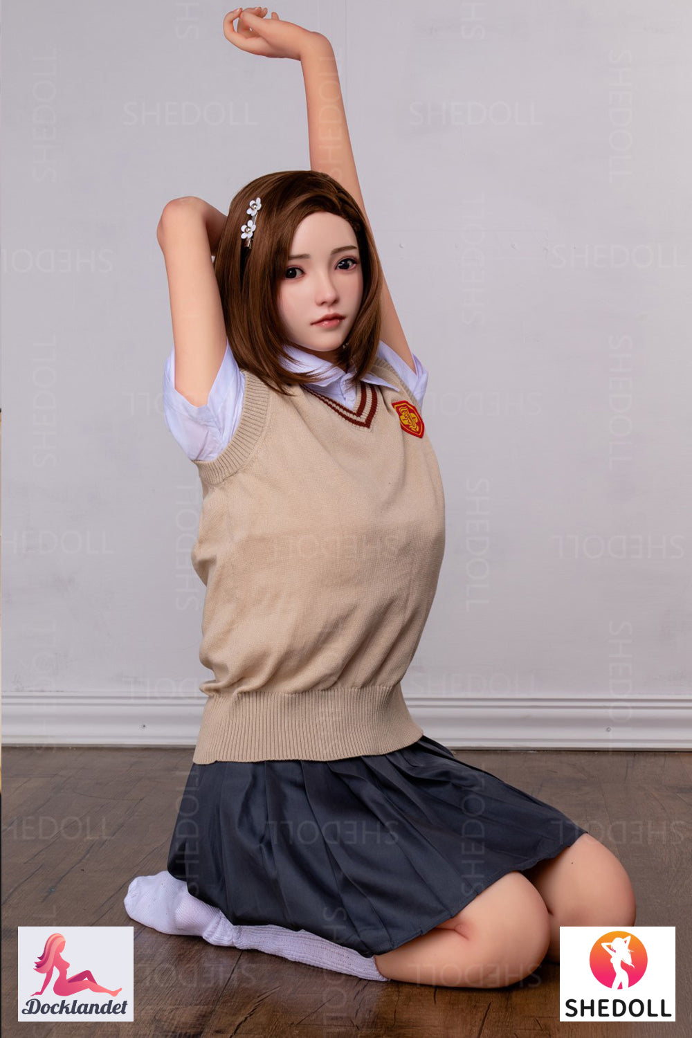 Roos sekspop (SHEDOLL 158cm C-Cup #SH022 TPE+Siliconen)
