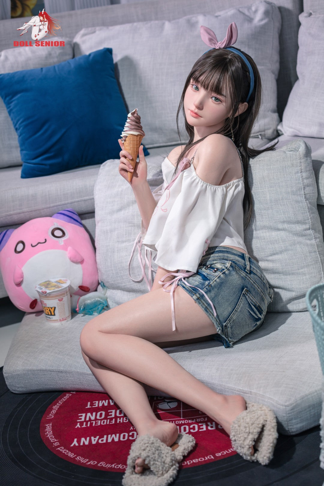 Miye-sekspop (pop senior 148 cm D-Cup #22 siliconen)