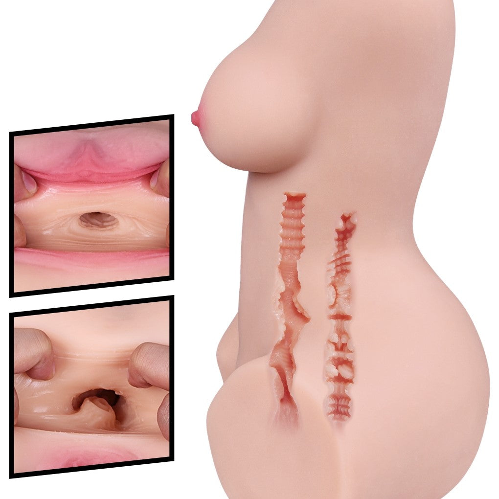 Torso bochtig (EL-Doll 46 cm C-cup TPE) EXPRESS