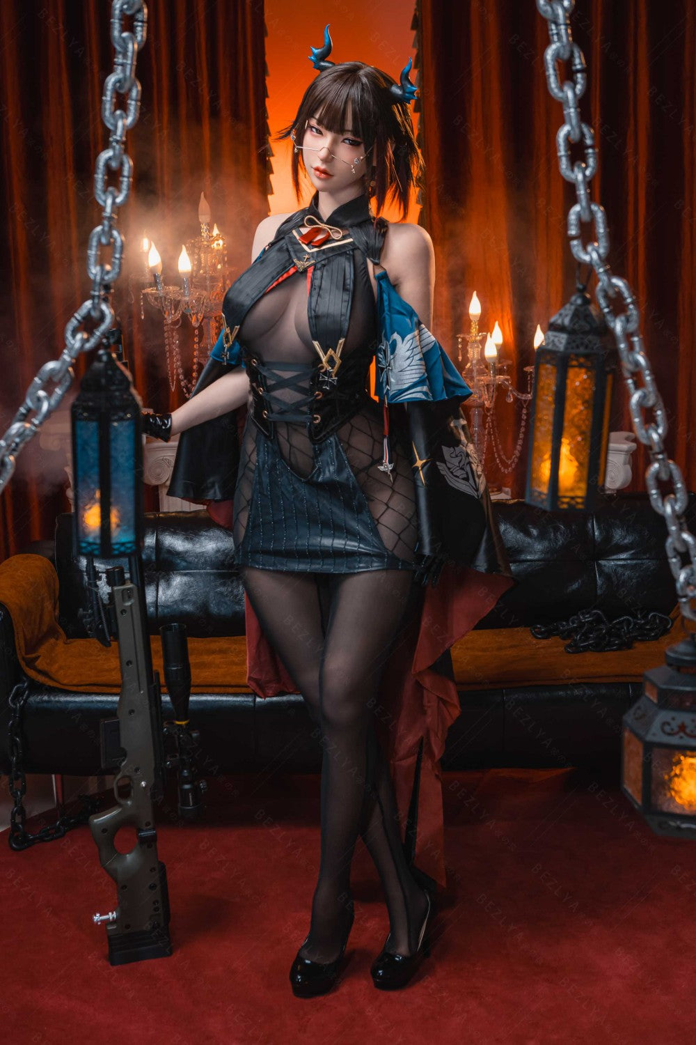 Aglaia-sekspop (Bezlya Doll 162 cm C-cup 2,2U siliconen)