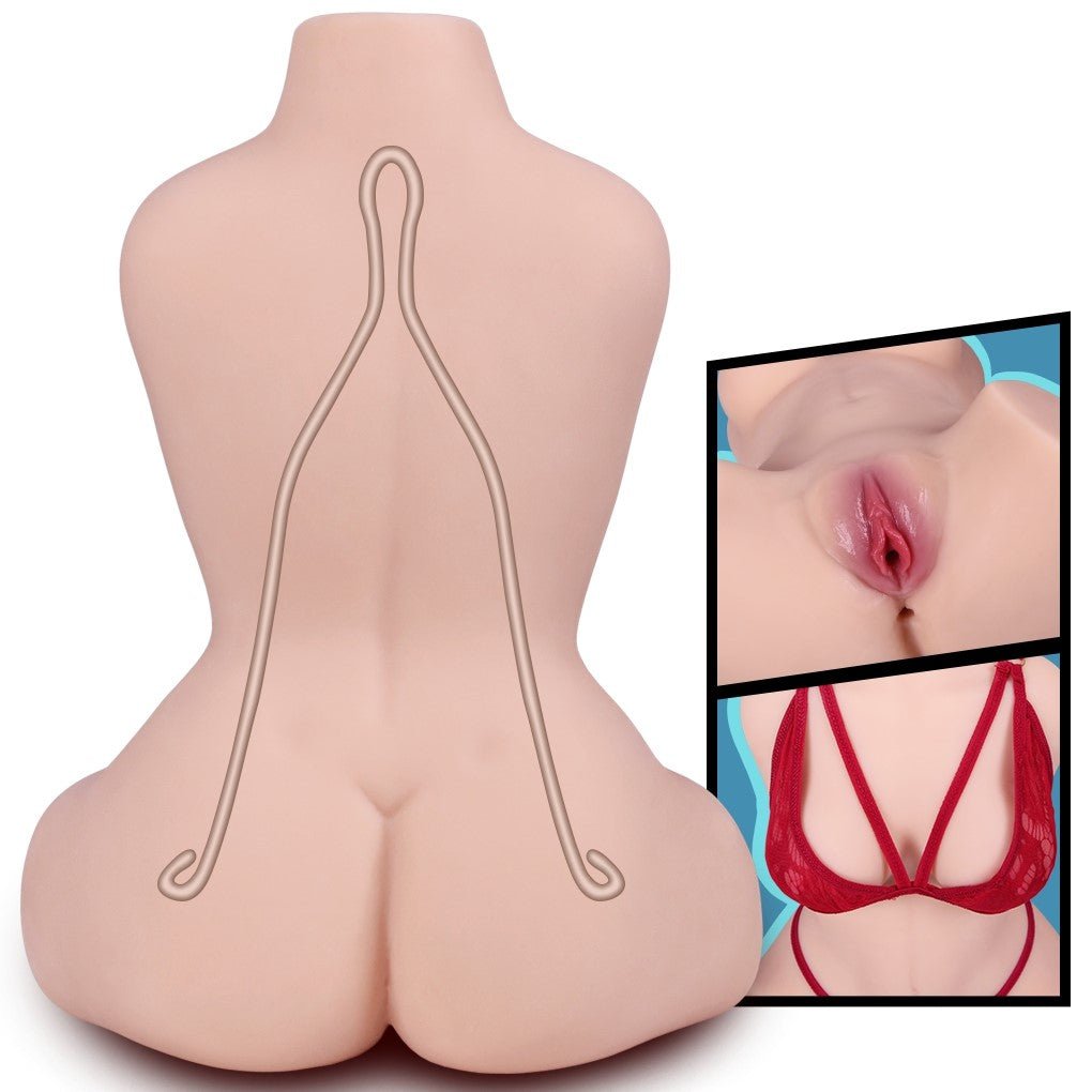 Torso bochtig (EL-Doll 46 cm C-cup TPE) EXPRESS