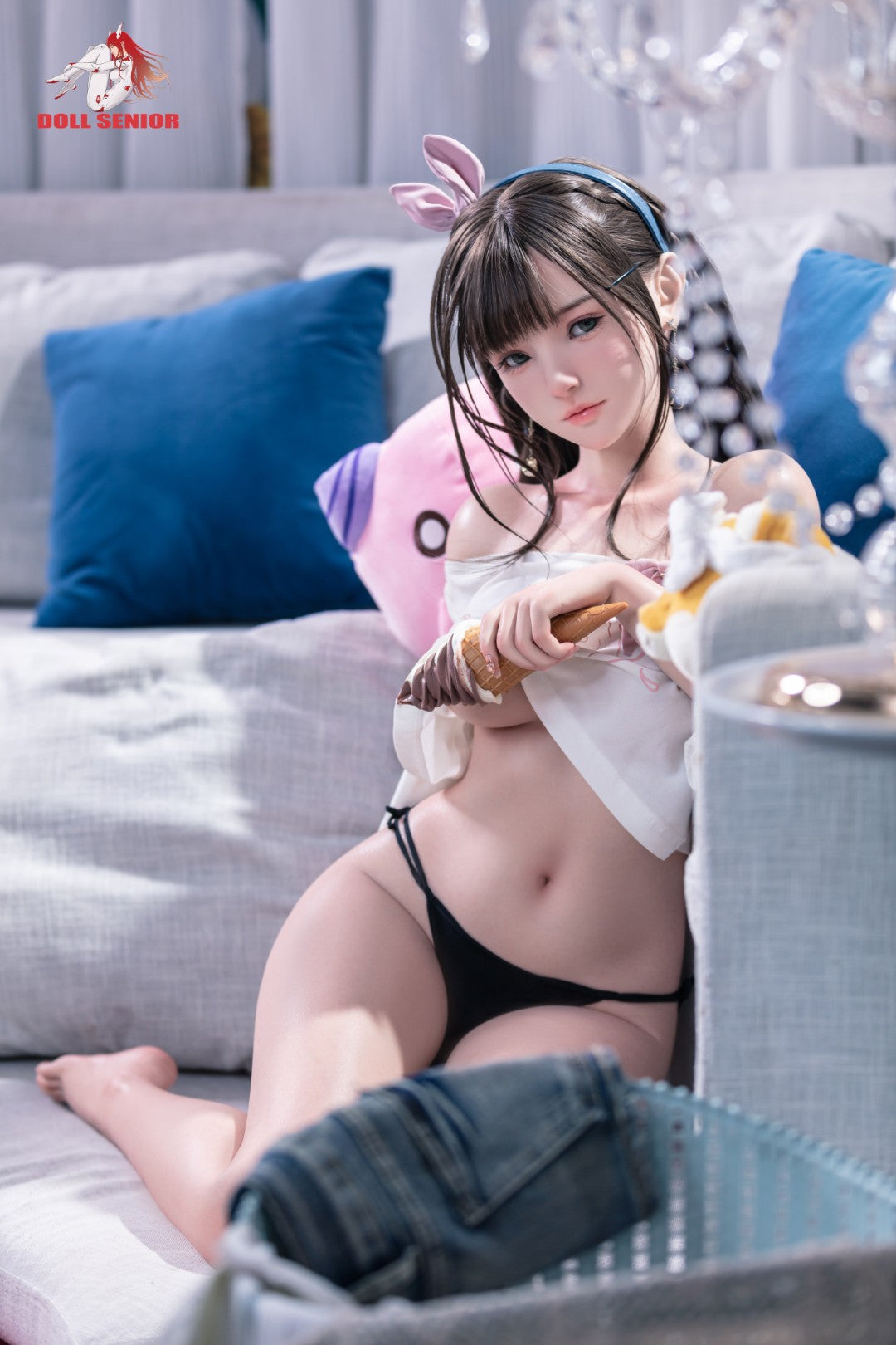 Miye-sekspop (pop senior 148 cm D-Cup #22 siliconen)