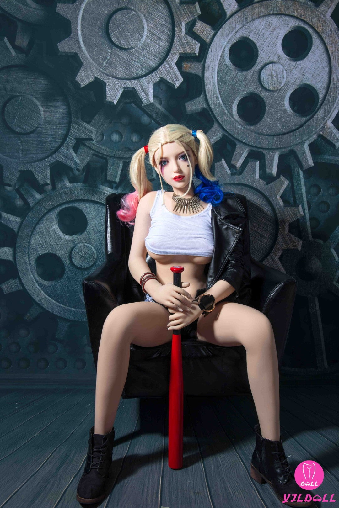 Harley Quinn-sekspop (YJL Doll 168 cm C-cup #31 TPE)