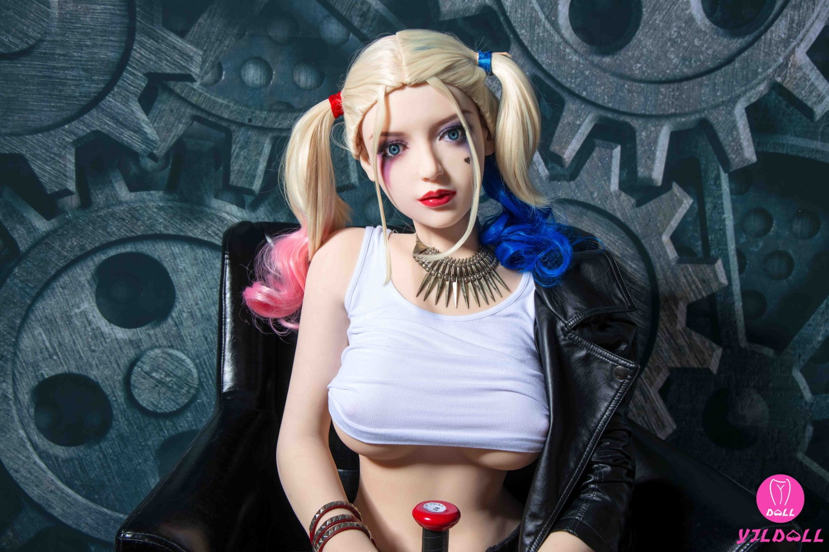 Harley Quinn-sekspop (YJL Doll 168 cm C-cup #31 TPE)