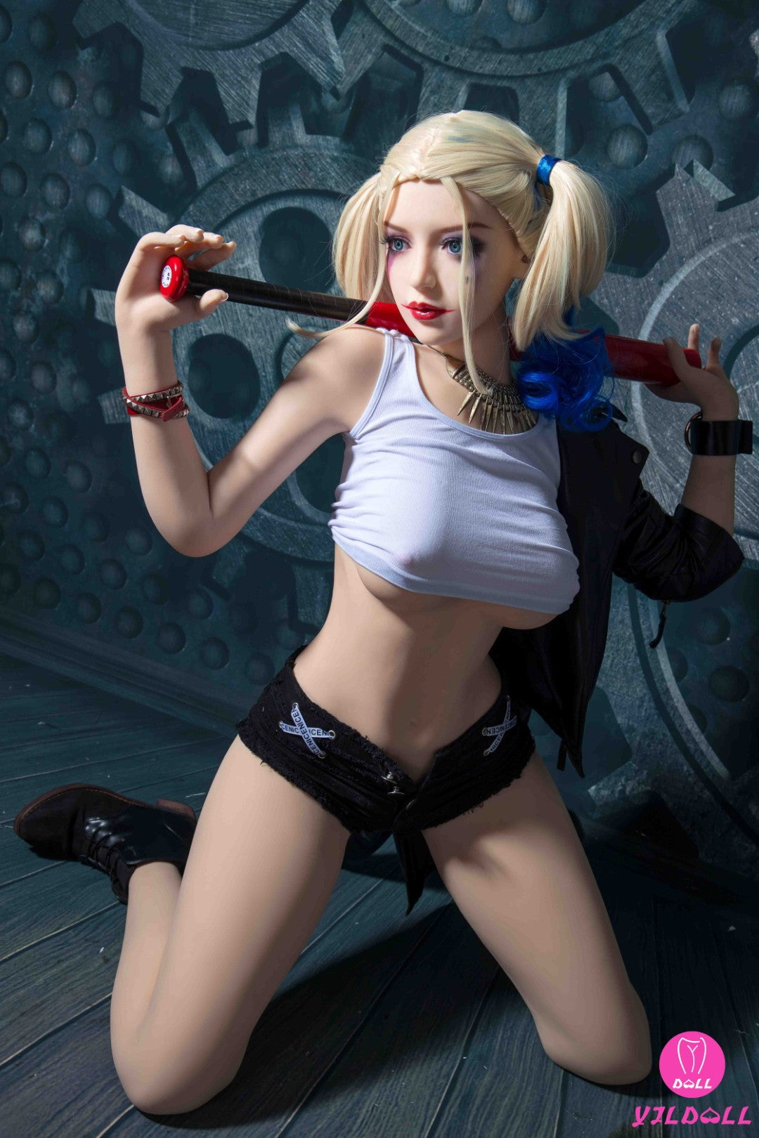 Harley Quinn-sekspop (YJL Doll 168 cm C-cup #31 TPE)