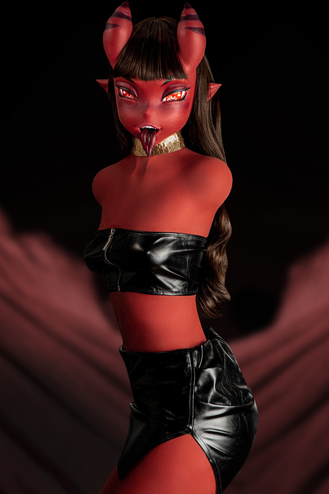 Meru De Succubus Torso-sekspop (Climax Doll Pro 110cm A-cup TPE+Siliconen)