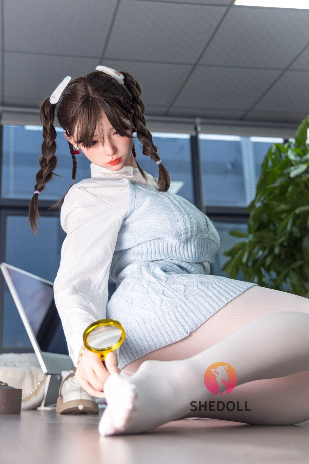 Cheryl-sekspop (SHEDOLL 165 cm E-cup #SH045 siliconen)