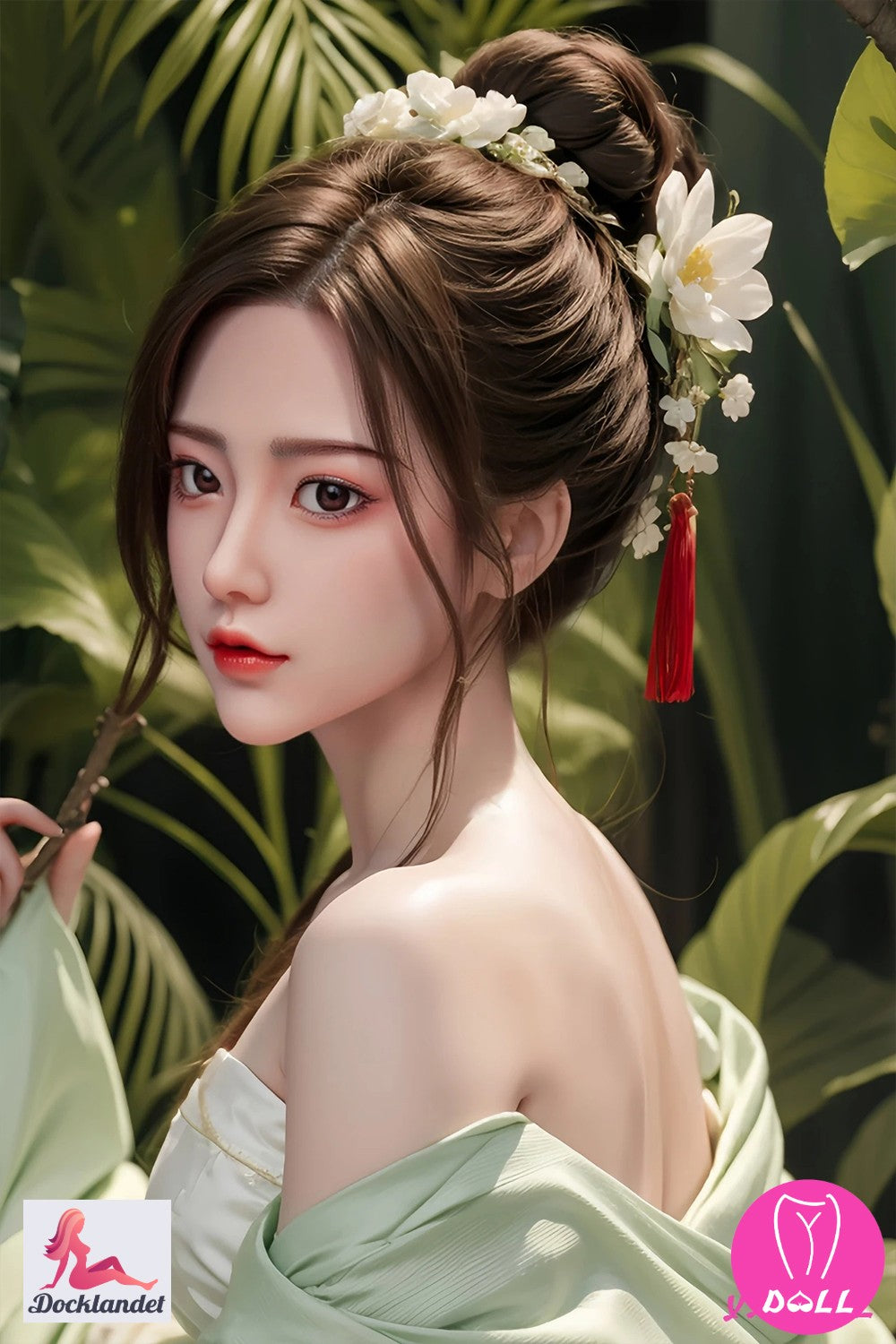 Fan Jing-sekspop (YJL Doll 165 cm D-cup #449 siliconen)