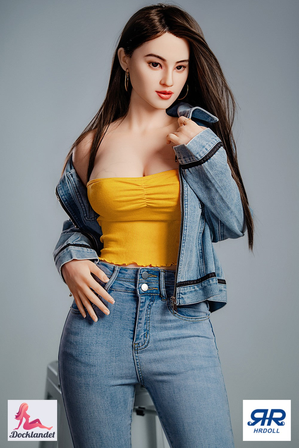 Kristallen sekspop (HRDoll 165 cm C-cup #R13 siliconen)