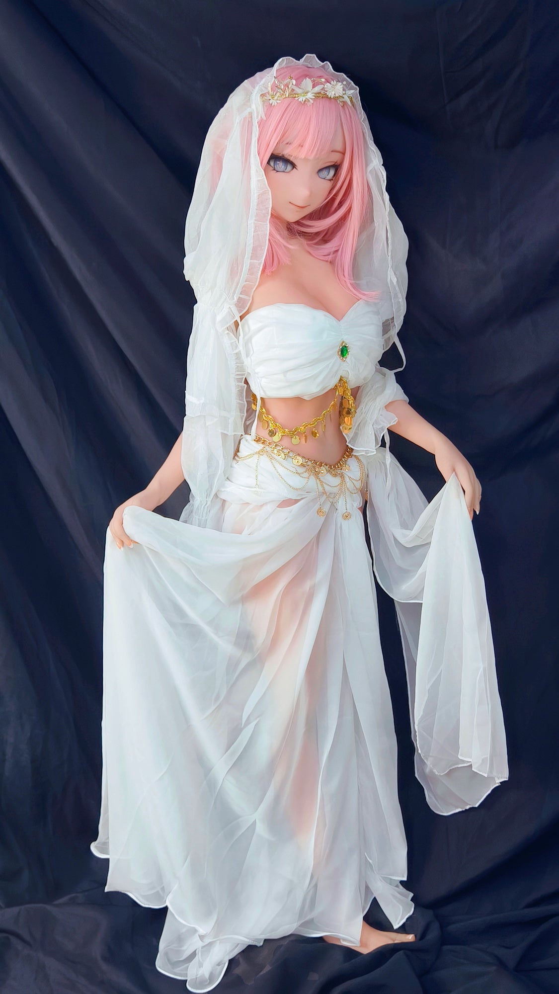 Aihara Marai-sekspop (Elsa Babe 148 cm RAD009 siliconen)