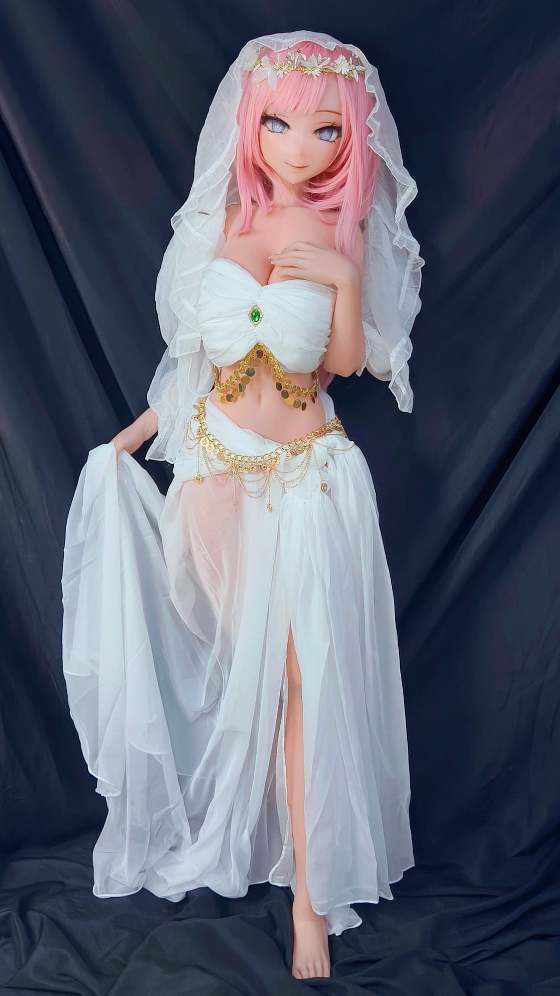 Aihara Marai-sekspop (Elsa Babe 148 cm RAD009 siliconen)