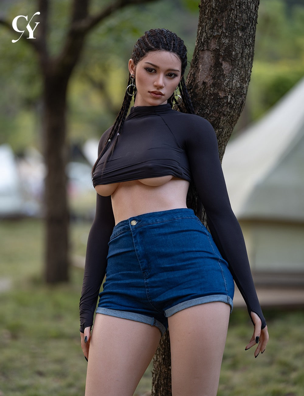 Amber sekspop (TOP CYDOLL 170cm D-cup TPE+Siliconen)