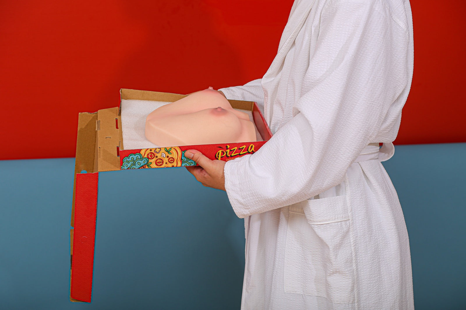 Borst(S) Torso Sekspop (Climax Doll Pro A cup Siliconen)