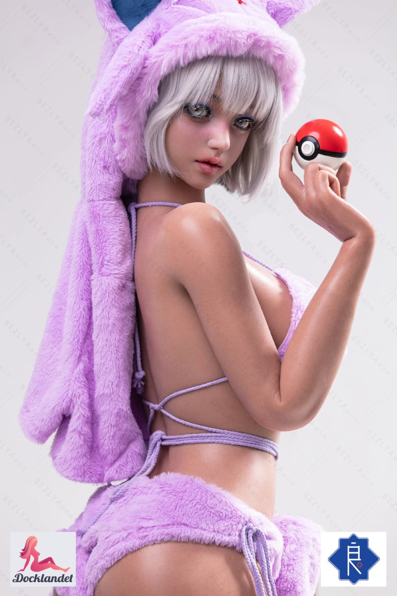 Campanula-sekspop (Bezlya Doll 155 cm E-cup 2.2CF siliconen)